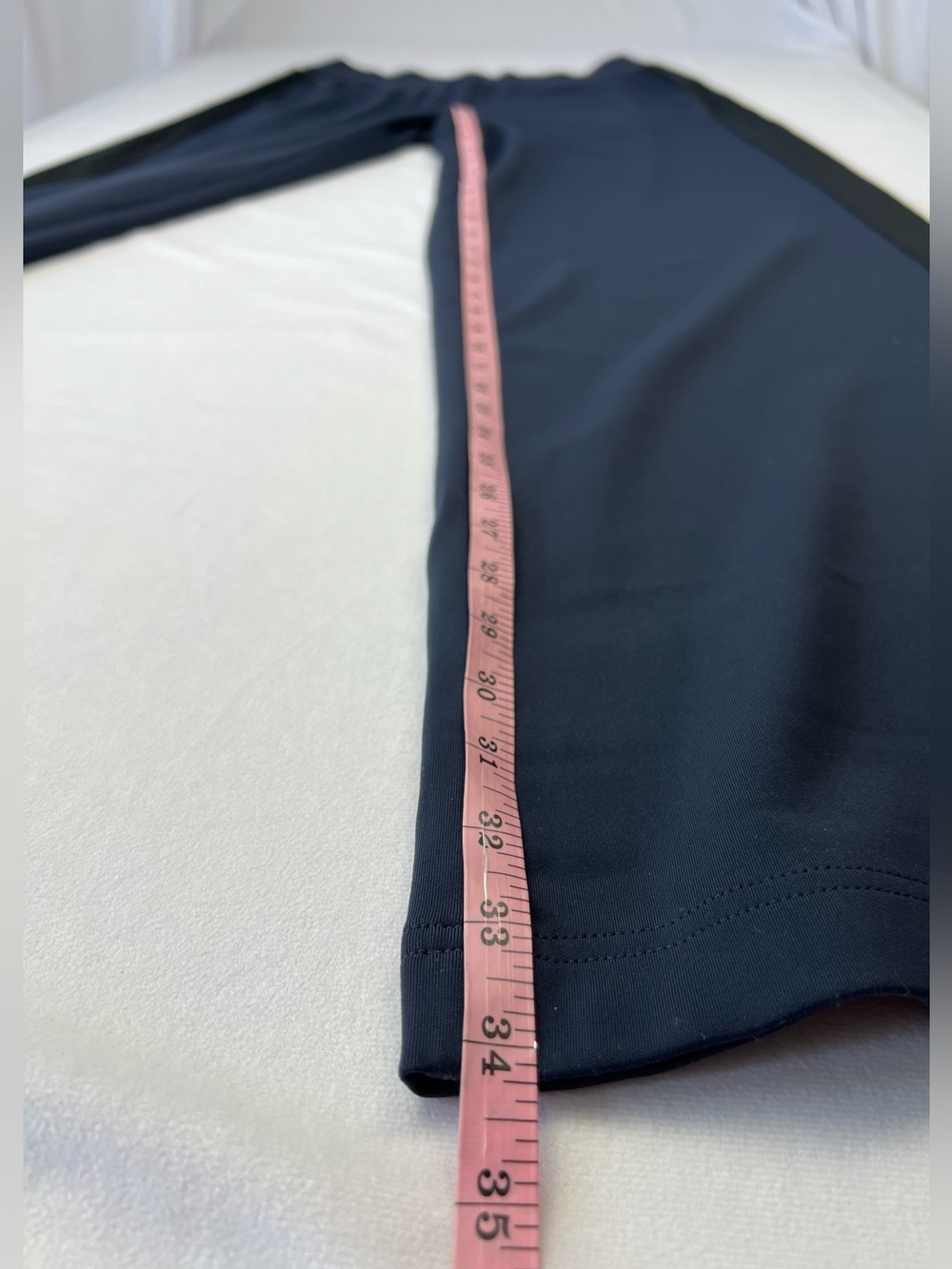 Athleta Venice Colorblock Wide Leg Pant Navy/Black Sculptek Light S/T Small Tall - Picture 4 of 12